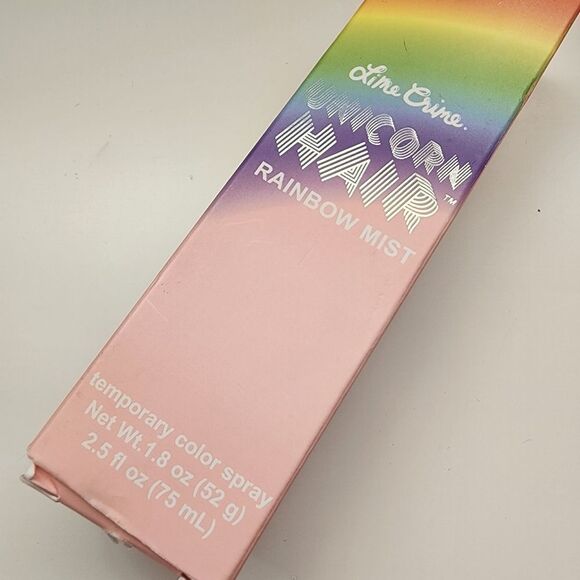 LIME CRIME UNICORN HAIR RAINBOW MIST TEMPORARY COLOR SPRAY CAN 2.5 OZ PETAL NEW - Picture 3 of 6